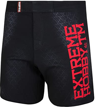 EXTREME HOBBY Athletic Kurze Hosen Black Armour, Activewear-Shorts, Athletic Trainieren Sport für Fitnesstraining, Langlebig und Funktionell, Rip-Stop-Gewebe Größe XL