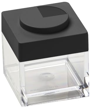 OMADA Design Portaspezie da 100 ml con Coperchio dosatore e Contenitore Trasparente di Alta qualità impilabile e Lavabile - Linea Brickstore