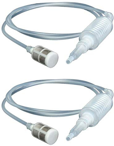2PCS Siphon Tube for Home Brewing Filter 6ft Syphon Tube Pump for Homemade Wine Beer Equipment (White)