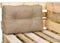 Royal Schneider Rückenkissen Palettenkissen Set Palettensofa Palettenpolster - 1x Rückenkissen (60x40cm), Farbe - Cappuccino