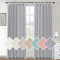 Lanqinglv 2er Set Sheer Voile Vorhänge Grau Schlaufen Gardinen Halbtransparent Leinenvorhang Leinenoptik Lichtdurchlässig Vorhänge für Schlafzimmer Bauernhaus Wohnzimmer - 132cm(B) x160cm(H)