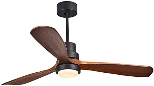 Light Up Your Home with a Simple LED Ceiling Fan Lamp132*60cm Brown