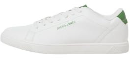 JACK & JONES Homme Jfwboss PU Sneaker Noos, White 2, 41 EU