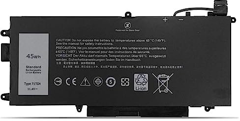 AKKEE 71TG4 Laptop Akku für Dell Latitude 5289 7389 7390 2-in-1 P29S001 P29S002 Series 071TG4 X49C1 0X49C1 CFX97 0CFX97 725KY N18GG 11.4V 45Wh