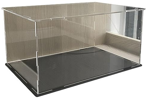 WECLMH Acryl Vitrine Schaukasten, Klar Acryl-Schaufenster, Zahlen Lagerung Arbeitsplattenwürfel, Sammlerstücke, Spielzeug, Modelle, Puppenhandwerk Staubdicht Schutzbox, Veranstalter (Color : Clear,