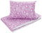 Bellochi Kinderbettwäsche 100x135 aus 100% Baumwolle, Kinderbettdecke 100x135 Set mit Kissen, Kinderdecke 100x135 weich und atmungsaktiv Purple