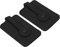 PATIKIL Ausziehbares Schlüssel Etui 2 Pack Filz Auto Schlüssel Organizer Tasche mit Kordelzug für Haus Büro Autoschlüssel Schwarz