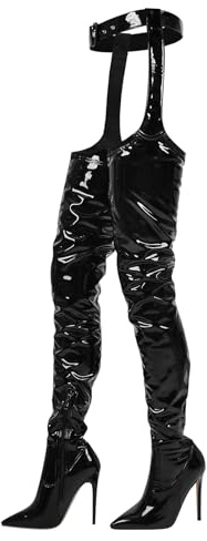 MissHeel Overknee mit Gürtel Stilettos High Heels