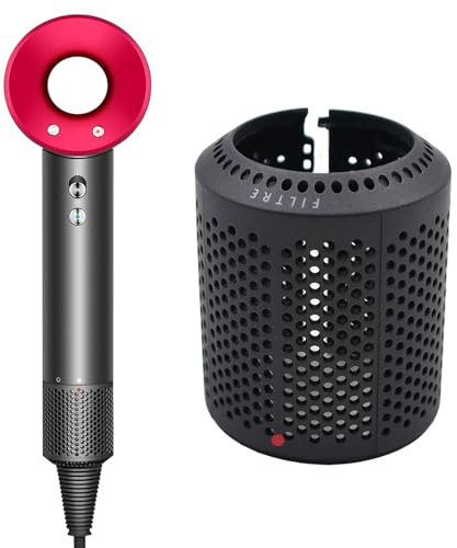 Dyson Supersonic Hairdryer Attachments Dyson Hair Dryer Attachments Dyson Hair Wrap Outer Filter Cover Magnetic Filter Cover Replacement for Dyson Supersonic HD01 HD03 HD08 HD1 Repair Accessories