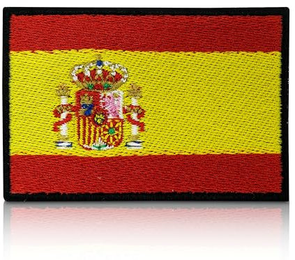 Parche de la bandera de España con cierre de sujeción | Bandera Española, Parche para exteriores Finally Home