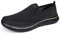 Meik Mangni Zapatillas Slip-On Mujer Zapatos de Deportivos Zapatos sin Cordones Hombre Moda Causal Sneakers,Negro,Tamaño:41 EU