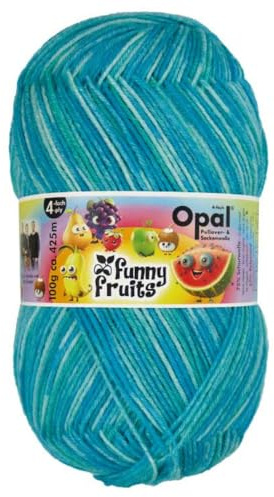 Opal - Opal Funny Fruits 11415 (425m) 4-Lagig Langlebig Socke Garn - 1x100g