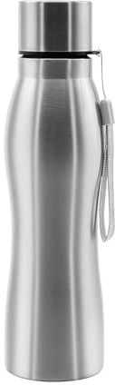 Aleker Bouteille d'eau en métal de 750 ml sans BPA - Bouteille de sport anti-fuite sous vide - Grande capacité - Bouteille d'eau à paroi unique pour l'école, le bureau, la gym, la course à pied, le