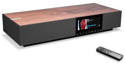 Cambridge Audio EVO ONE All-In-One Wireless Hi-Fi Speaker, TV Soundbar and Streamer featuring Hi-Res Audio, Built-In Phono Stage, 14 Speakers For Room Filling Sound