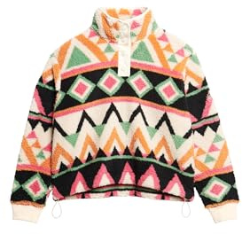 Superdry Damen Superweicher Bedruckter Teddy-Fleece