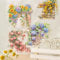 Arpaper Scrapbooking Zubehör Set 60 Pcs Stickers Blume Wand klar PET Ästhetische Aufkleber Journaling Zubehör für Scrapbooking, Alben, Notizblöcke Dekorationen