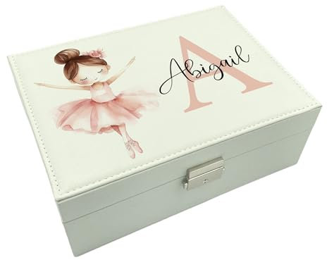 Personalised Girls Ballerina Large Jewellery Box Gift Customized