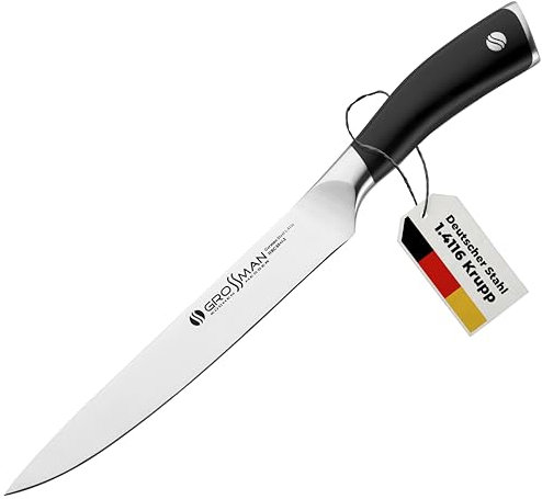 GROSSMAN® Tranchiermesser | Ultrascharfer Küchenmesser | Deutschem Edelstahl | mit Ergonomischen Griff