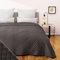 Blumtal Tagesdecke 170x210 cm - Oeko-TEX zertifizierter Bettüberwurf als Tagesdecke 90x200 (Bettgröße) - Tagesdecken - Sofa Überwurf - Couch Überwurf - Bedspread - Überwurf Sofa- Tagesdecke Anthrazit