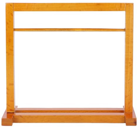 Kleiderständer für Puppen aus Holz, Puppenschrank Im Maßstab 1:12 mit Kleiderbügel-Set für Puppen, Hohe Simulation für Ausstellungskostüme, Ideales Zubehör für Miniaturen