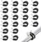 ARTGUTS 20pcs Stainless Steel Rubber Lined P Clips Assorted, Hose Pipe Clamps, Cable Mounting Hose Pipe Clamps, Stainless Steel Hose Clips, Rubber-Lined P-Clips for Cable, Cord, Wire, Hose, Tube-20mm