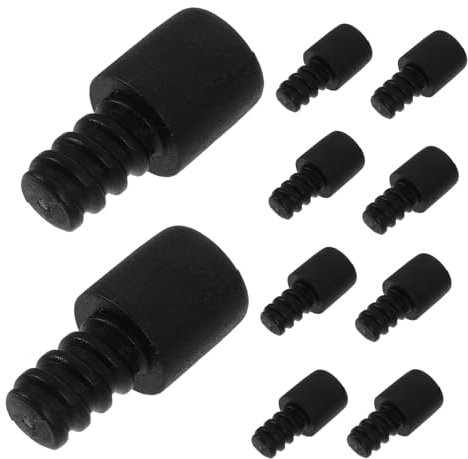 Vaguelly 10pezzi Fascetta Connessione in Plastica Per Scopino Wc Adattatore Vite Autobloccante Per Testina Scopino Wc Parte Ricambio Per Pulizia Del Bagno