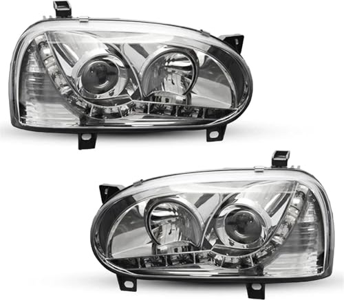 Scheinwerfer Autoscheinwerfer Scheinwerfer Frontscheinwerfer Licht für VW für Golf 3 Mk3 1992-1997