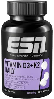 ESN Vitamina D3 + K2 Daily, 300 tableta