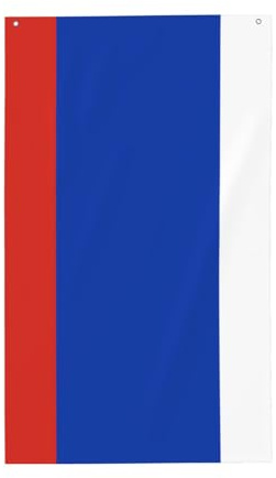 Russische Flagge, dekorative Outdoor-Flagge, 90 x 152 cm, vertikales Polyester-Banner
