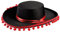 CREATIV DISCOUNT Hut Spanier deluxe, schwarz-rot