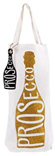 Prosecco Glitter Bottle Bag - Giftbag for Bottle of Prosecco