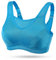 WingsLove Women's High Impact Sports Bra High Support Wireless Adjustable Plus Size for Large Breasts Blue