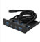 Bewinner Floppy Drive Front Panel,USB3.0 Audio Floppy Front Panel 3.5inch 2 Usb3.0 Interfaces with MIC Audio,Used to Reserve the Front I/O Interface of the Computer Case