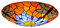 GDLight Vintage Tiffany-Art Libelle-Deckenleuchten Flush Mount Decken Beleuchtung Handgefertigte Glasmalerei Runde Deckenlampe für Schlafzimmer Wohnzimmer Study, E27,40cm