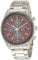 Seiko Herren-Uhr Quarz Edelstahl mit Edelstahlband SSC771P1, Rot