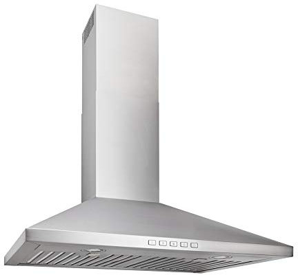 Broan-NuTone BWP2304SS Hotte Pyramidale Convertible 30 Pouces avec Ventilateur D'échappement à 3 Vitesses Et Lumière, Acier Inoxydable