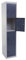 Mendler Schließfach Boston T163, Schließfachschrank Wertfachschrank Spind, Metall 180x38x45cm - anthrazit-grau