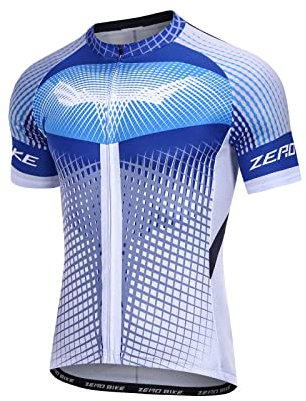 Men's Short Sleeve Breathable Cycling Jersey, Quick-Dry Biking Shirt Biking Cycle Tops Racing Bicycle Clothes (00011, XXL)