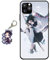 Staremeplz Compatible with iPhone 11 Pro Case Anime Design [With Figure Keychain], Soft Silicone Flexible TPU Animation Phone Case for iPhone 11 Pro