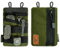 VIPERADE VE3 EDC Pouch Klein EDC Werkzeugtasche Organizer Tasche Pocket Organizer Nylon Multitool Tasche Klein für Taschenlampe Multitools Stift Notizbuch-Grün