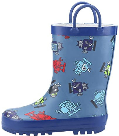 Cotswold Puddle Waterproof Pull On Boot Unisex Kids Robot Size 8.5