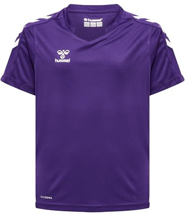 hummel Core XK Poly Trikot Kids Weiß lilaweiss, 14 (164) Kinder