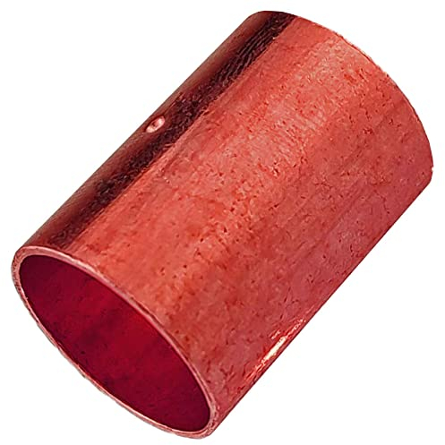 Muffe mit Anschlag Löt Fitting aus Kupfer für 35mm Rohr