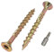 SKIR'CO Confezione da 230 viti universali in acciaio zincato, 6,0 x 60 mm, testa svasata, testa torx, tipo 17, viti per truciolato (230, 6,0 x 60 mm)
