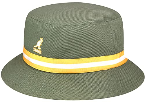 Kangol Damen Stripe Lahinch Baskenmütze, Grün (Oil Green), X-Large