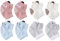 Luq &Man Knieschoner Baby Krabbeln,Gummipunkte Anti-rutsch Baumwolle Baby Knieschoner Krabbelhilfe für Unisex Babys Verteiler für Milchpulver (4, mehrfarbig)