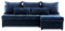 Mebligo Ecksofa Venezia mit Schlaffunktion und Bettkasten (Eureka 2127, Schaum)