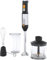 Sencor Batidora Mano Multifuncional Ultra-Potente 1200W, con Batidor, Picadora y Espumador, Cuchillas Quad Blades de Acero Inoxidable, Control Continuo de Velocidad, Diseño Ergonómico - Negro