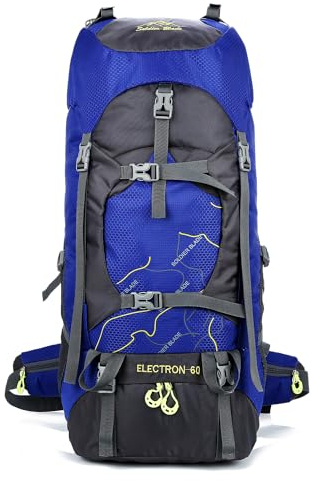 EVEOUT Trekkingrucksack 56-70L Herren Damen Wasserdichter Wanderrucksäcke Reiserucksack Multifunktionaler Outdoorrucksack für Radfahren Klettern und Camping Sport