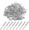 BESTYCHAO 100pcs Aluminium Blind Rivet, Open End Rivet Pop Rivet, Pack of 100 4.8 x 19mm (Silver)